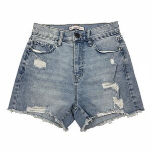 NWOT SO Boyfriend High Rise Midi Denim Shorts – Size 5